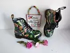New Dr. Martens 1460 Pascal Wild Botanics backhand 8 hole boots UK6.5 EU40 US8.5