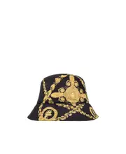 Barocco print bucket hat 60 Black