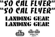 SE Bikes So Cal Flyer Decal Set