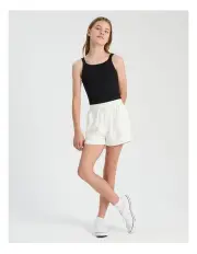 [Tilii] Essentials Rib Cami Singlet in Black