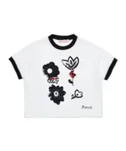 Marni Kids Sequin Embellished Crewneck T-Shirt 12Y,10Y White