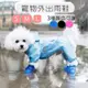 [台灣現貨 快速出貨]一套四隻 果凍色雨鞋 寵物雨鞋 小狗鞋 狗鞋子 寵物雨鞋 防水鞋 防滑鞋 寵物用品