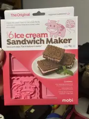 Mobi Silicone Ice Cream Sandwich Maker, Cow
