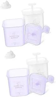 FRCOLOR 2sets Facial Cleanser Foams Maker Skincare Tools Face Wash Foamer Maker Quick Foaming Easy to Clean and Maintain 2pcs*2
