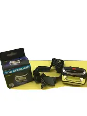 3W COB LED Headlight Headlamp AAA Battery Torch Lantern Camping Bright Bright