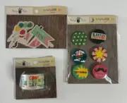 Fancy Pants Scrapbook Lot Every Day Circus-Ticket Roll, Flair, & Toppers