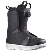 Salomon Faction Boa Black Black White Mens 2023 Snowboard Boots