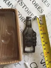 new METAL I'M STOUT BEER OPENER WITH MAGNET
