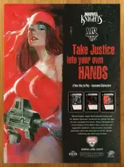 2004 Marvel Knights Trading Card Game Print Ad/Poster TCG Sienkiewicz Elektra