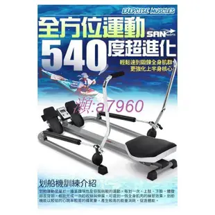 【可開發票】全方位540°核心劃船機滑船機.健腹機健腹器擴胸器.全身伸展臂力腹肌 健身機重量訓練機.仰臥起坐板運動