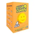 4x Scrub Daddy Dishwashing Scrubber Cleaner Sponge Kitchen Household Original