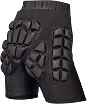 Padded Shorts 3D Hip Protection Breathable Crash Pants Butt Pad Shorts for Skiing Roller Skating Snowboarding Outdoor Sports