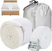 Bed Bridge Connector - Twin to King Mattress Conversion Kit, Gap Filler Bed Extension | 200 x 20 x 7 cm, Adjustable Double Bed Connector with Mattress Connecting Tape, Flexible Connecting Poles
