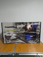 Caattiilaa Professional USB Condenser Microphone PC Streaming Podcast Recording
