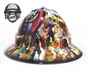 Custom Hydrographic Safety Hard Hat THOR PRO CHOICE WIDE BRIM