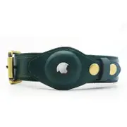 Luxury Leather AirTag Pet Collar