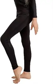 [WILDWINS] Girls Gymnastics Athletic Leggings Kids Dance Workout Running Yoga Pants Ballet