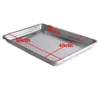 NEW 60X40X5cm ALUMINIUM OVEN BAKING PAN COOKING TRAY FOR BAKERS GASTRONORM