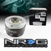 SILVER/GUNMETAL BALL LOCKING NRG STEERING WHEEL GEN 2.0 QUICK RELEASE ADAPTER