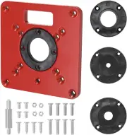 Router Table Insert Plate Aluminum Alloy Compatible with Makita Routers Trimm...