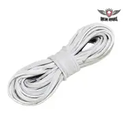 White Leather Lace for Chaps, Vests, Bags, Boots, Arts & Crafts (50 Feet Long)