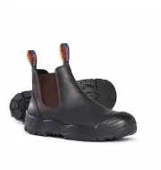 Mongrel 545030 Steel Safety Toe Scuff Cap Kip Elastic Sided Men Work Boots
