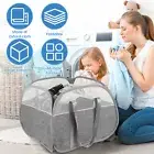 2X Collapsible Laundry Baskets 90L Pop Up Laundry Hamper Folding Laundry_#