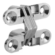 Hidden Door Hinge 180 Degree Concealed Cross Hinges 1PC Zinc Alloy Invisible ...