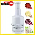 Pressing Vegetable Garlic Onion Food Chopper Cutter Slicer Peeler Dicer Kitchen
