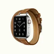 Hermes Apple Watch Series 9 41mm with Attelage Double Tour band New SOLD OUT