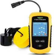 Kayak Portable Fish Depth Finder Water Handheld Fish Finder Sonar w/ LCD Display