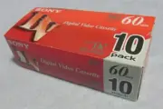 SONY 10DVM60R3 10 Packs Mini DV 60 Digital Video Tape Cassette Tape From Japan