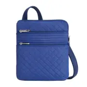 Travelon Anti-Theft Boho Slim Crossbody Lush Blue Solid
