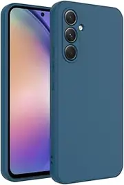 [WOGROO] for Samsung Galaxy A14 5G Case Dark Blue, Scratch Resistant with Soft Touch, Slim Thin Phone Cover for Samsung Galaxy A14 5G