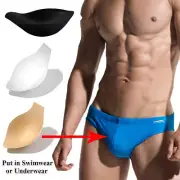 Men Enhancer Penis Pouch Pad Push Up Cup Sexy Trunk Briefs Underwear Swimwear 3D