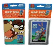 Looney Tunes Stamp Collection TAZ and BUGS BUNNY Magnetic Greeting Cards
