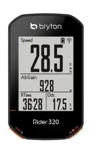 BRYTON Rider 320E GPS Cycle Computer, Black