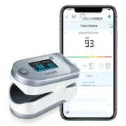 Beurer Bluetooth Digital fingertip Pulse Oximeter, Blood Oxygen Saturation &...