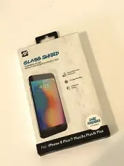 NEW Zagg: iFrogz Tempered Glass Shield for iPhone 8 Plus/7 Plus/6s Plus/6 Plus