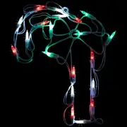 Northlight 12" B/O LED Candy Cane Christmas Window Silhouette w/ Timer