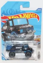 2018 Hot Wheels #33 HW Metro Mercedes-Benz Unimog 1300 Treasure Hunt Police SWAT