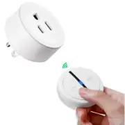 Wireless Wall Switch Remote Control Outlet No Wiring 500ft for Plug in Light Fan