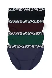 [Bonds] Bonds Men's Cotton B For Classic Briefs 4 Pack Size: 3XL 3XL Multicolor