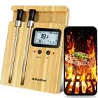 Alfabot Wireless Meat Thermometer with 2 Meat Probes, 520 FT Bluetooth Meat T...
