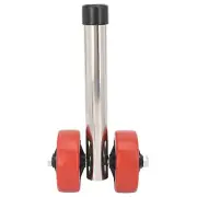 2Pcs Walker Wheel Leg 6 Gear Height Adjustment Stainless Steel Plastic Rollator
