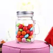 CLEAR 4 oz Mason Glass Jars with Handles FAVORS Wedding Party HOLDERS BULK