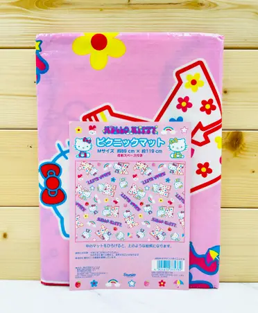 READY STOCK】Sanrio Taiwan HELLO KITTY Large Yoga Mat 三丽鸥凯蒂猫台湾霹雳可爱限量版瑜伽垫