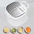 Manual Vegetable Slicer Rice Washing Colander Kitchen Chopper Tool