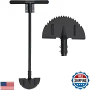 Oliynedy Lawn Edger Tool, Manual Grass Edger Long Handle 36 inch, Steel Hand