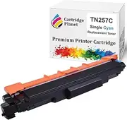 Cartridge Planet Cyan Compatible Toner Cartridge for Brother TN-257C TN257C (2,300 Pages) for DCPL3510CDW HLL3230CDW HLL3270CDW MFCL3745CDW MFCL3750CDW MFCL3770CDW